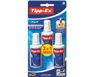 Lot de 3 flacons correcteurs – TIPP-EX – 20ml