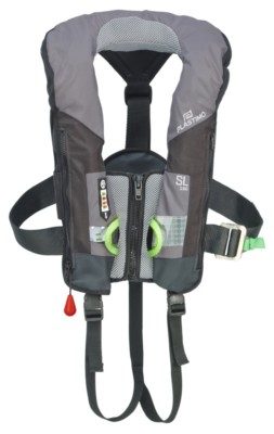 Gilet gonflable Plastimo SL 180N Pro-Sensor gris + harnais