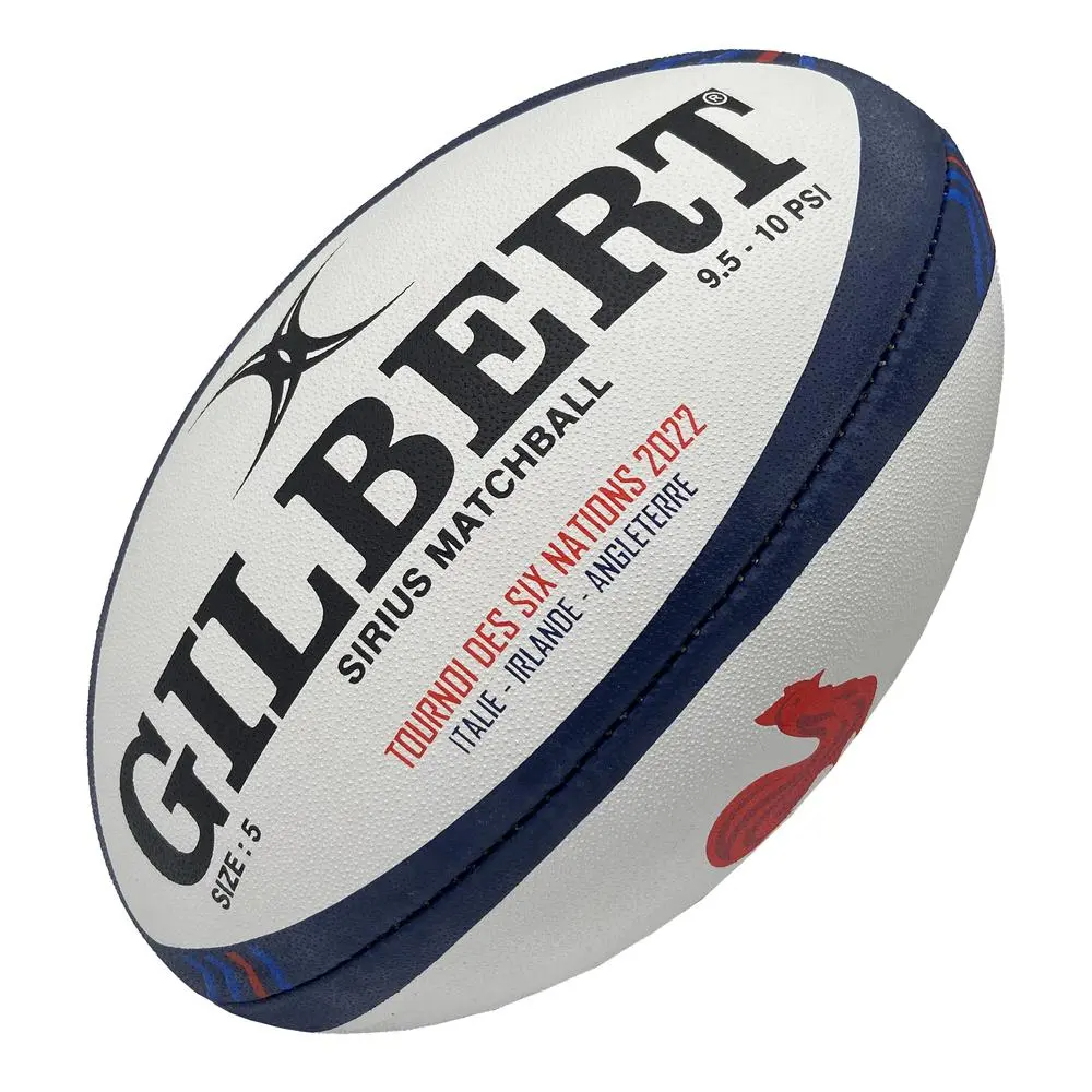 Ballon de Rugby Gilbert Officiel Match Sirius France 6 nations 22