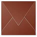 Enveloppes Marron Sans Fenêtre Clairefontaine 16,5 (H) x 16,5 (l) cm 120 g/m² – 20 / Paquet