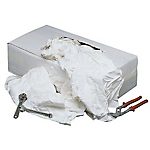 Chiffon en Tissu blanc supérieur Boîte 5 Kg