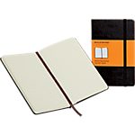 Carnet ligné Moleskine 9 x 14 cm Souple, ligné 70 g/m² 192 Pages Papier Noir
