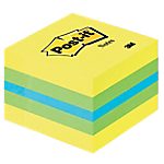 Mini bloc cube – Post-it – 51 x 51 mm – 400 feuilles – Jaune