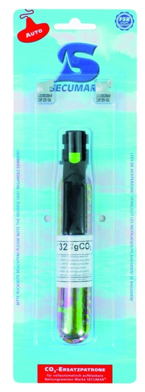 Cartouche Secumar CO² Gilet Survival 220
