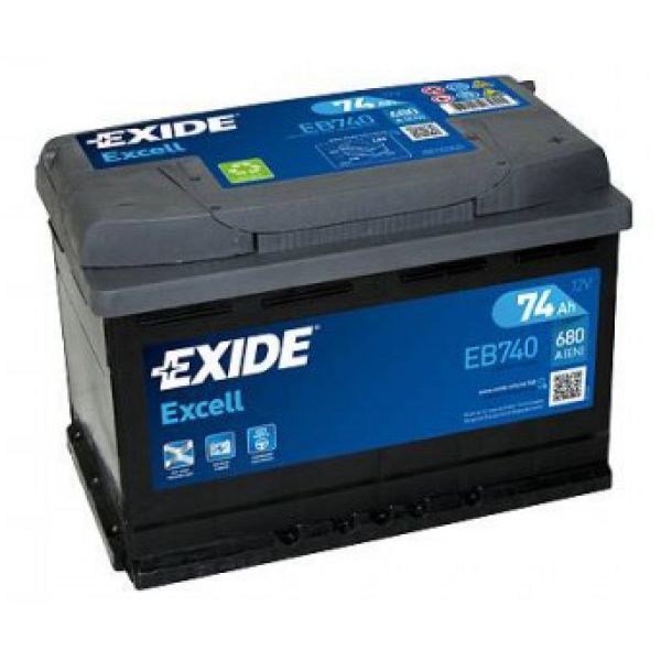 Batterie Exide Excell 74 Ah – EB740