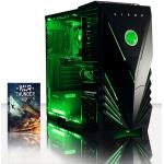 VIBOX PC Gamer – Precision 6 – 4.0GHz AMD Quad Core, Gaming Ordinateur de bureau (Nvidia GeForce GT 710 1 Go, 8 Go Mémoire RAM 1600MHz, Disque Dur 1 To, PSU 400W 85+, Boîtier Vibox Vert, Pas de Windows)