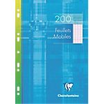 200 Feuillets mobiles – Clairefontaine – A4 – Grands carreaux