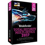 Logiciel Antivirus Bitdefender Total Security Multi-Device 2017? – 2 ans / 10 postes 2 ans