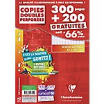 500 Copies doubles – Clairefontaine – A4 – Grands carreaux