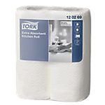 Rouleaux d’essuie-tout Tork Premium extra absorbant 2 épaisseurs – 24 Rouleaux