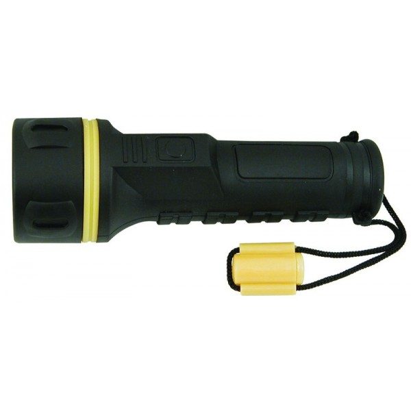Lampe torche à incandescence Euromarine noire étanche