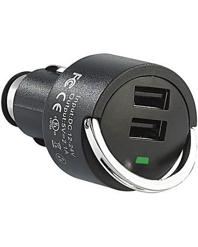 Chargeur 2 ports USB allume-cigare 12V / 24 V – 2,1 A