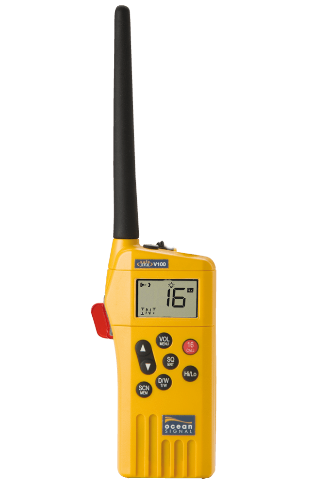 Pack VHF Portable Ocean Signal V100 avec batterie