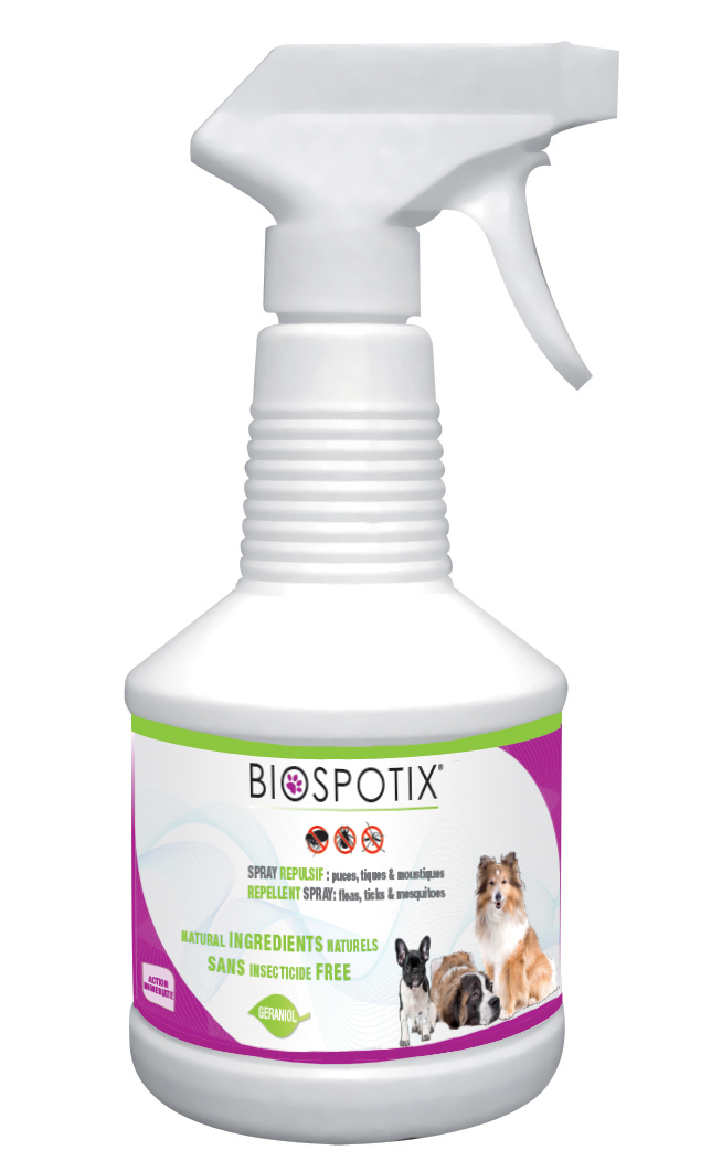 Spray répulsif naturel Biospotix pour chiens