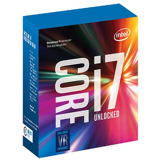 Intel Core i7 7700K (4,2 GHz) 4 coeurs, 4,20 GHz, 8 Mo, Kaby Lake, 91 Watts