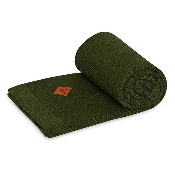 Knitted Blanket – Khaki