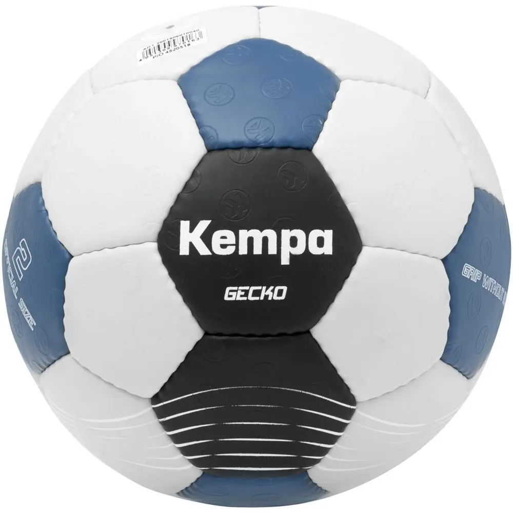 Ballon de Handball Kempa Gecko T3 : Blanc / Bleu