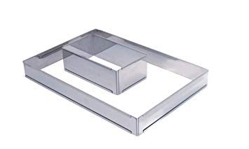 Cadre extensible rectangle en inox qualité professionnelle