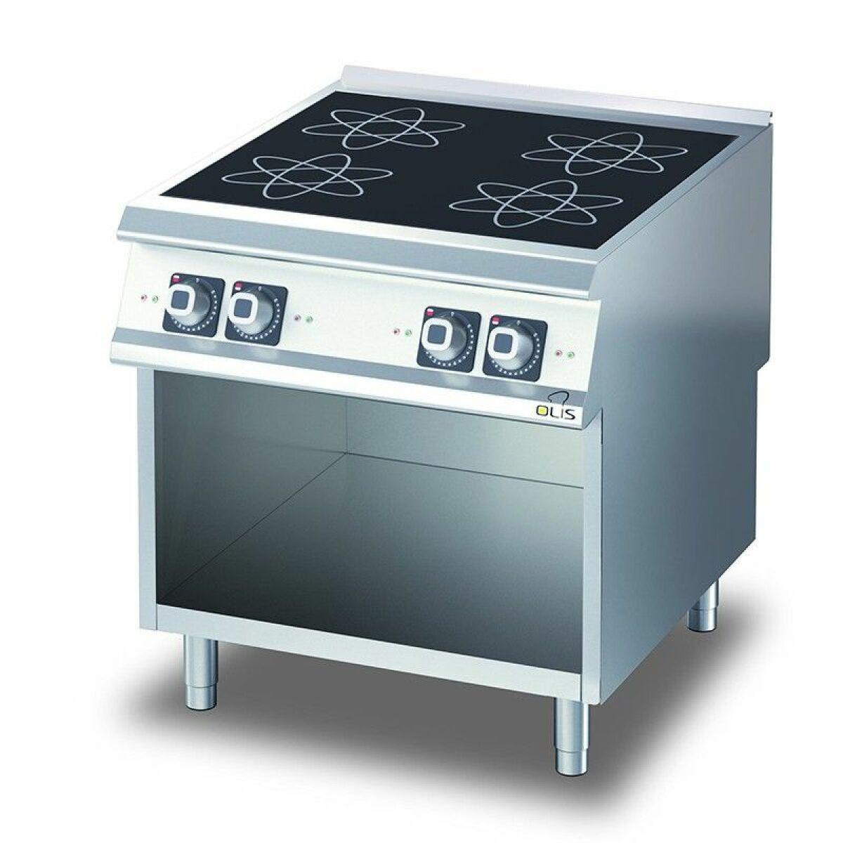 Fourneau Induction sur Meuble Diamante 90 – 2 à 4 Zones de Chauffe – Olis