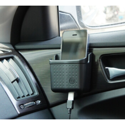 Etui de Rangement Voiture pour Smartphone Support Chargeur Universel (NOIR) OEM