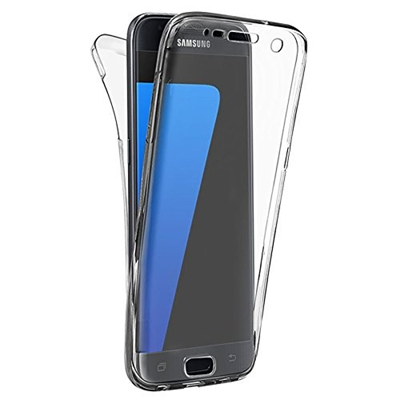 Coque Silicone Integrale SAMSUNG Galaxy S7 Edge Transparente Protection Gel Souple (TRANSPARENT) OEM