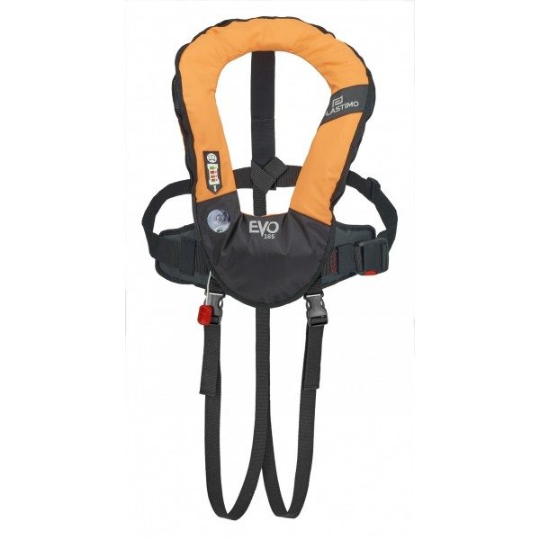 Gilet gonflable Plastimo Evo 165N hydrostatique hammar orange