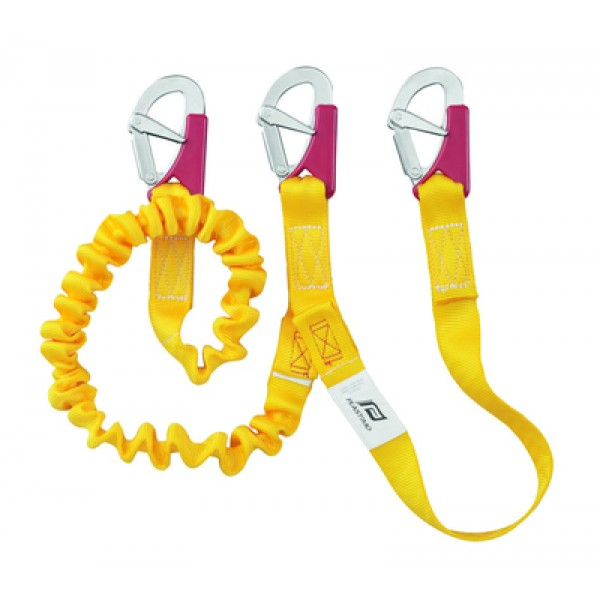 Longe double ISAF Plastimo élastique 3 mousquetons
