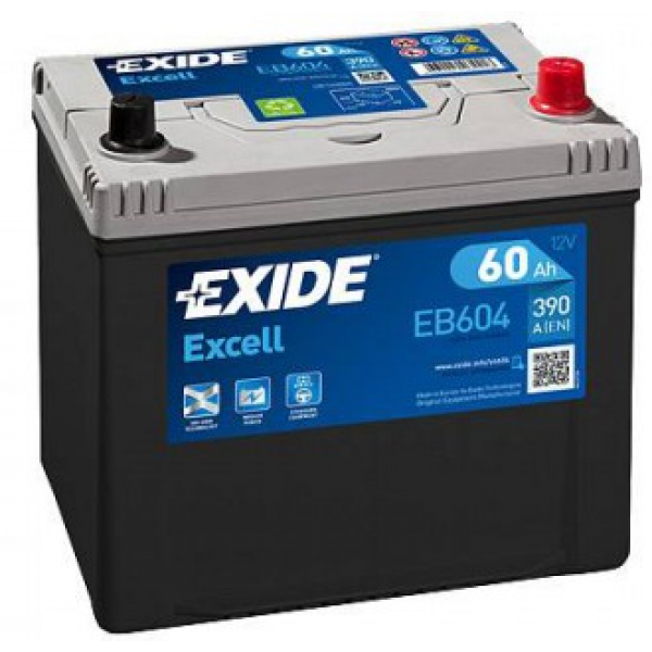 Batterie Exide Excell 60 Ah – EB604