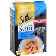 Soupe pour chat filets de thon Sheba
