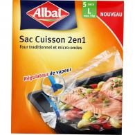 Sac cuisson 2en1, L : max 5 kg Albal