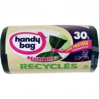 Sacs poubelle Résistants Recyclés 30 l Handy Bag