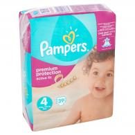 Couches Active Fit Taille 4 8-16kg Pampers