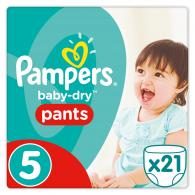 Couches taille 5 : 12-18 kg Baby Dry Pants Pampers
