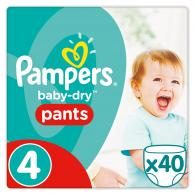 Couches taille 4 : 8-15 kg Baby Dry Pants Pampers
