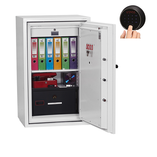 Coffre fort ignifuge supports informatiques – Serrure électronique et biométrique – PHOENIX DATA COMBI DS2503F