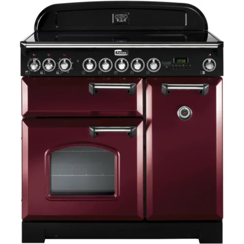 Piano de cuisson induction Falcon CLASSIC DELUXE 90 INDUC ROUGE AIRELLE C