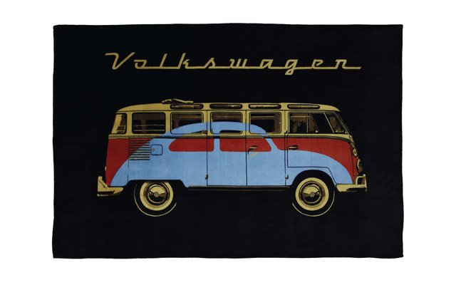 VW Collection Bus & Coccinelle couverture polaire 150 x 200 cm