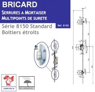 Serrure Bricard 8150 3 points standard