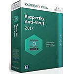 Logiciel Antivirus Kaspersky Antivirus 2017 – 1 an 3 postes