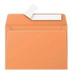 Enveloppes de correspondances Bande adhésive Orange Sans Fenêtre Clairefontaine C6 16,2 (H) x 11,4 (l) cm 120 g/m² – 20 / Paquet