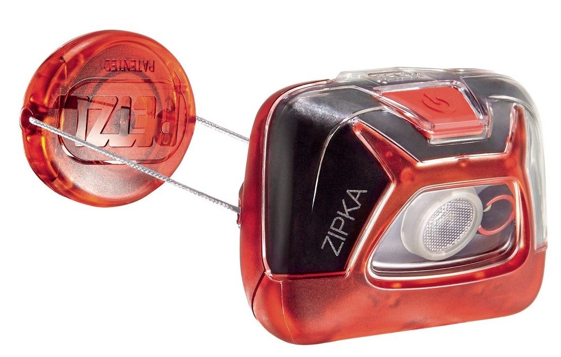 Lampe frontale Petzl Zipka Rouge 2017