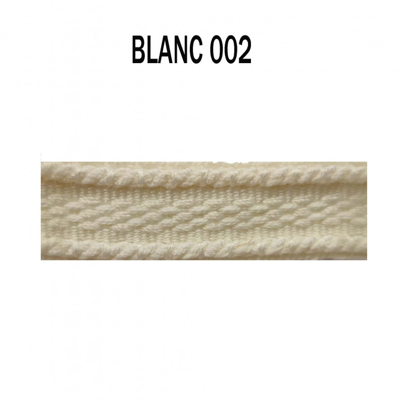 Galon chaînette 15 mm 002 Blanc