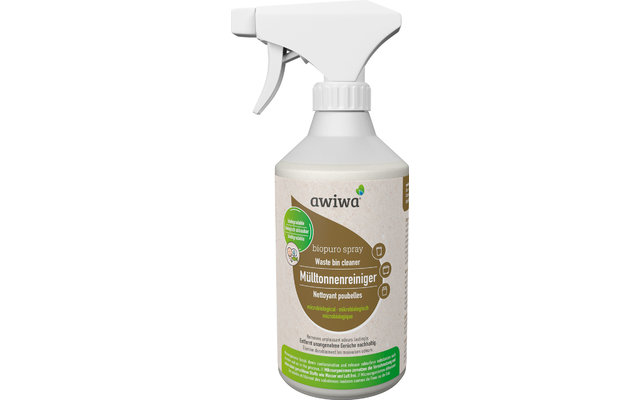 Awiwa biopuro nettoyant microbiologique bio et pour poubelles 0,5 litre