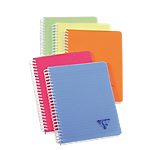 Cahier double spirale – Clairefontaine – Linicolor – A5 – ligné – 180 pages