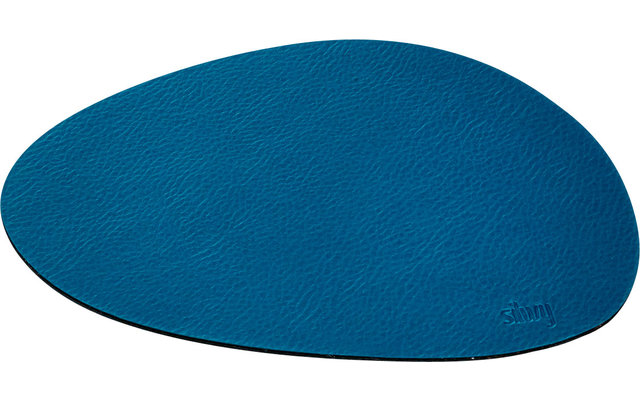 Silwy Métal Nano Gel Set de table aspect cuir 40 cm bleu