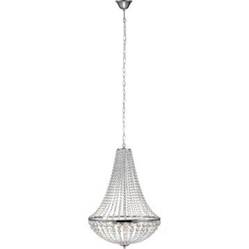 Lustre, e14 baroque Granso verre transparent 3 x 40 W