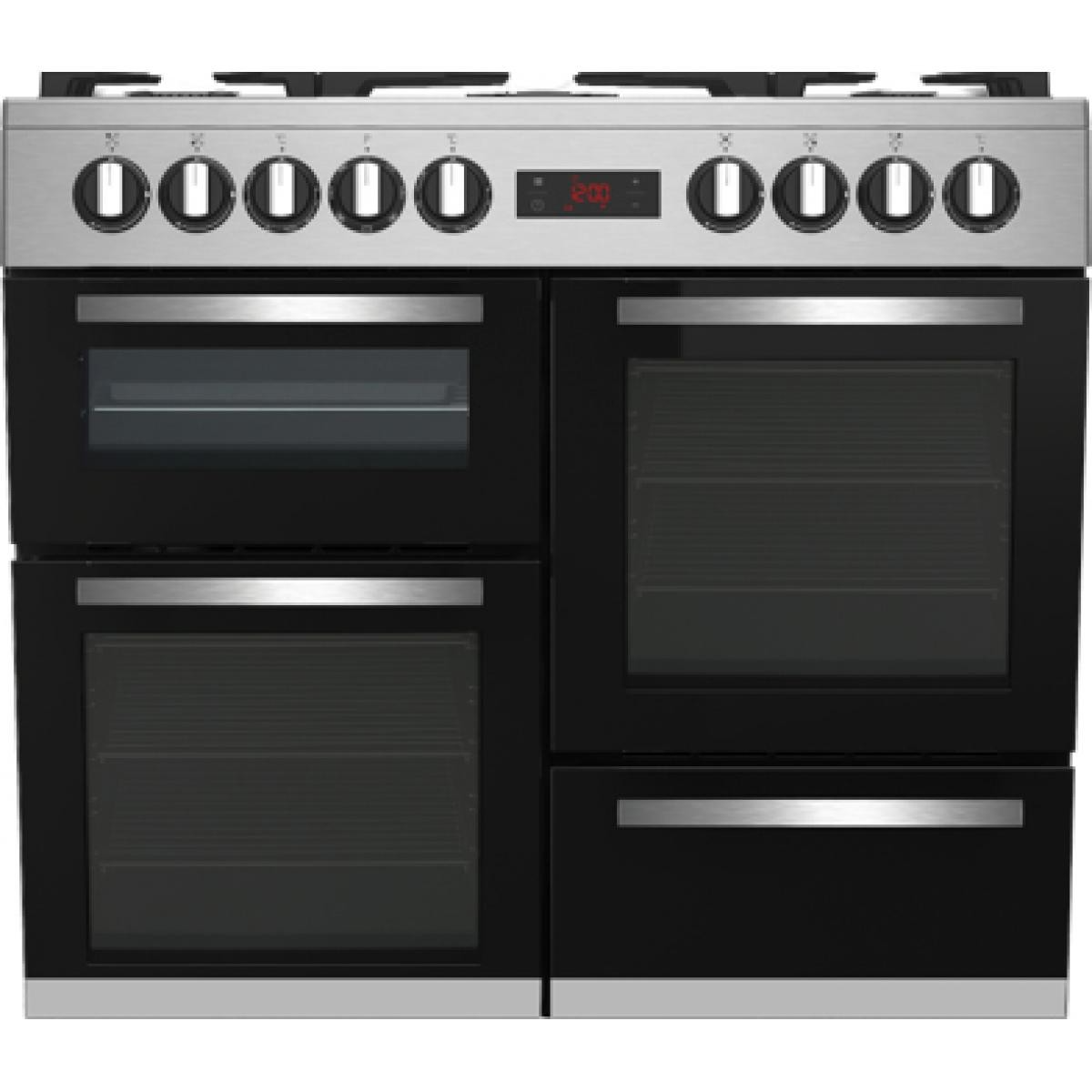 Piano de cuisson gaz 159l 7 feux inox – pf335325dx – BEKO
