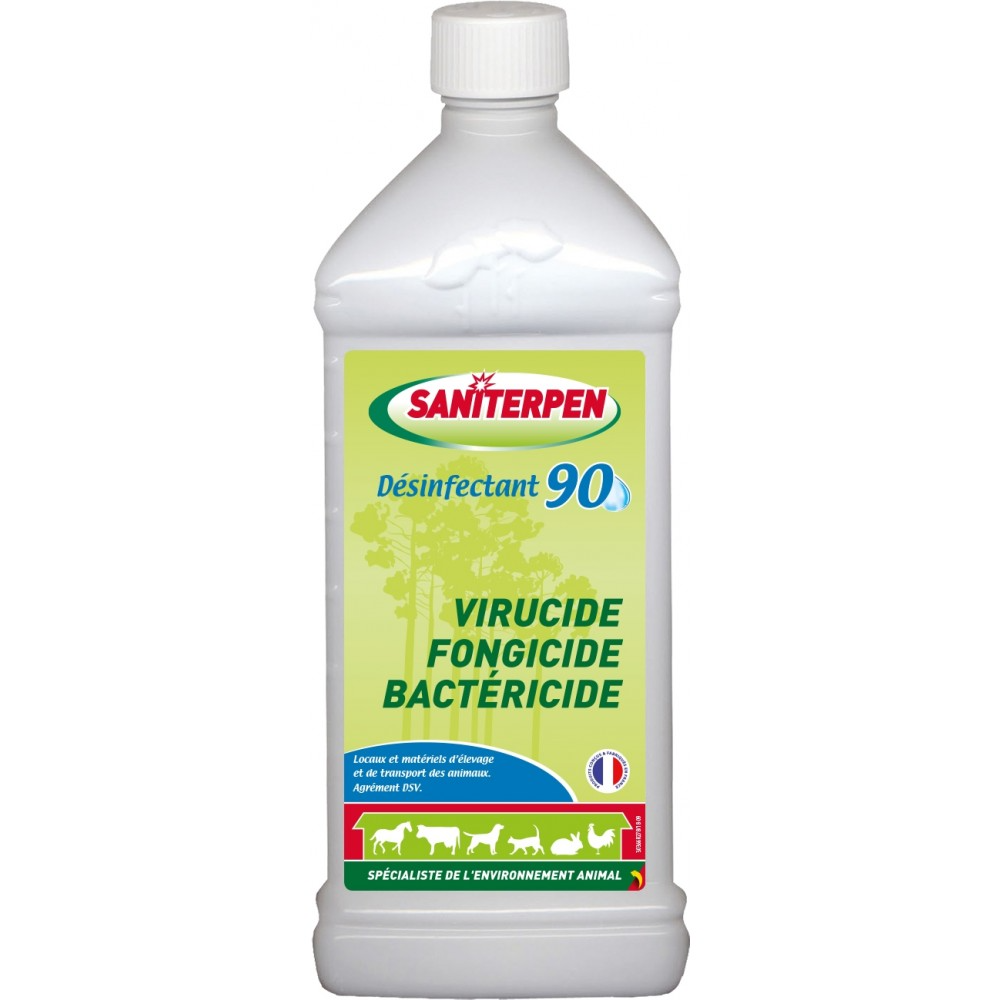 Saniterpen 90 – Virucide, Bactéricide Fongicide à diluer