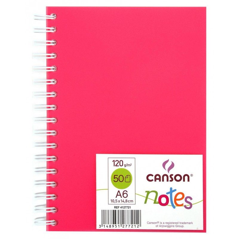 Carnet de notes rose – Canson