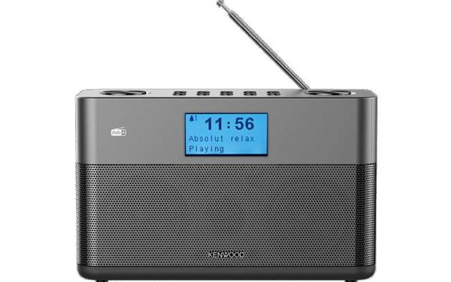 Kenwood CR-ST50DAB-H Radio compacte avec DAB+ et Bluetooth Audiostreaming gris